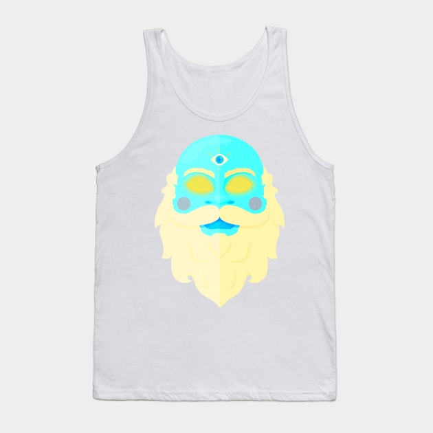 Santa Cosmos Tank Top by BadOdds